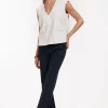 Studio Anneloes Flair LONG bonded rib trousers -