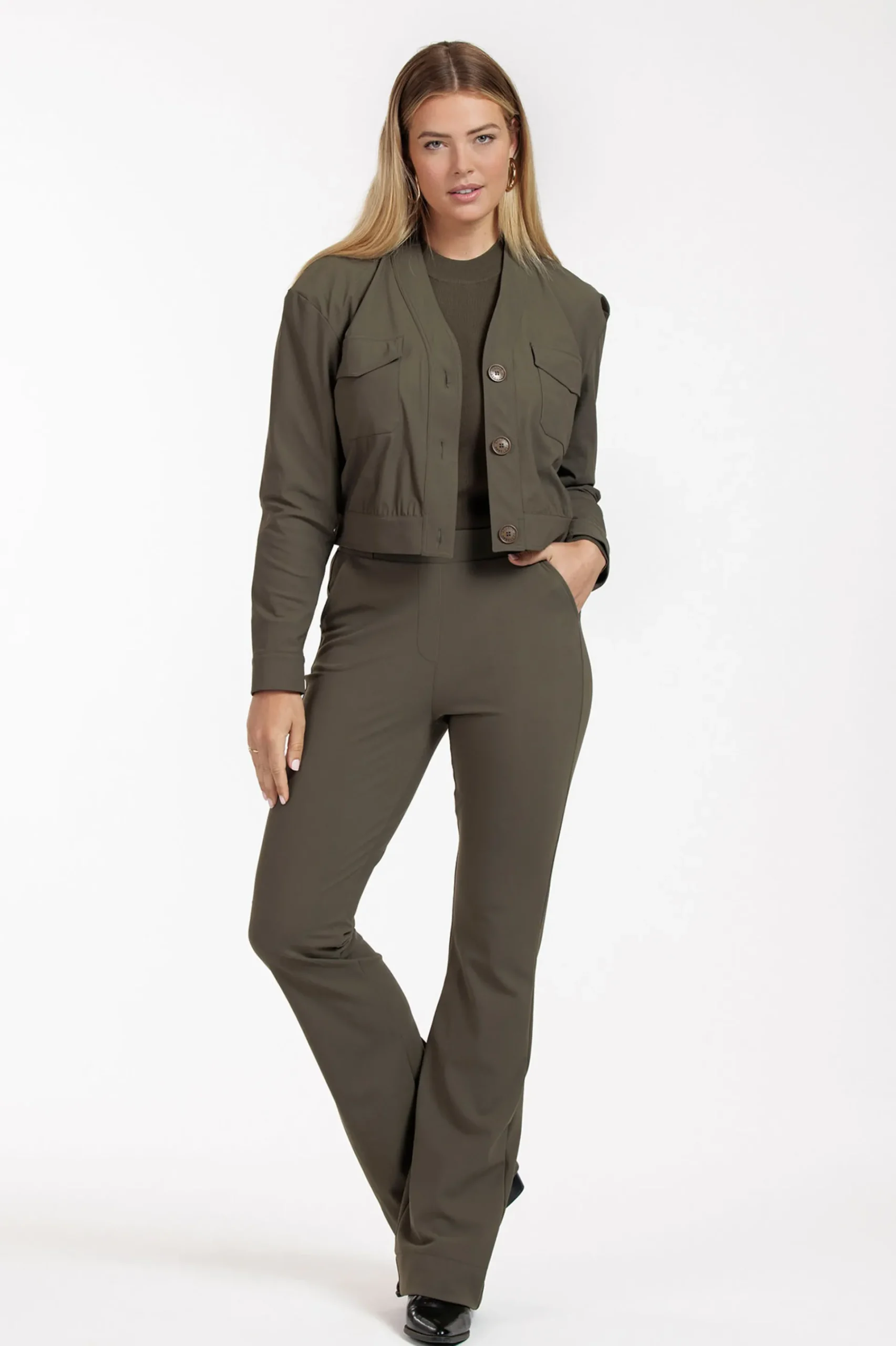 Studio Anneloes Flair LONG bonded trousers -