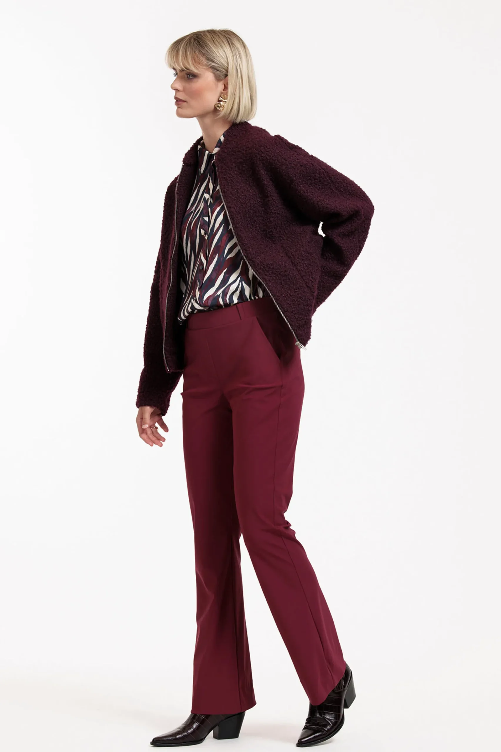 Studio Anneloes Flair LONG bonded trousers -