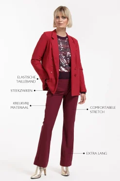 Studio Anneloes Flair LONG bonded trousers -