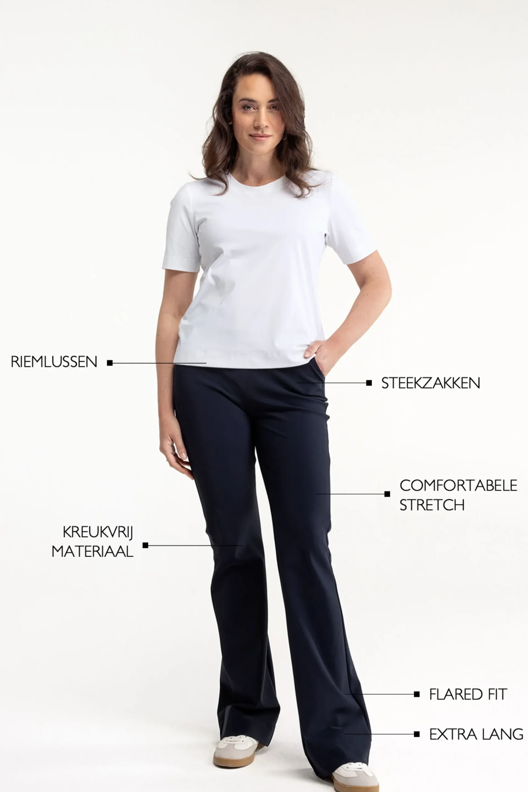 Studio Anneloes Flair LONG bonded trousers -