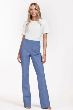 Studio Anneloes Flair LONG pinstripe trousers -