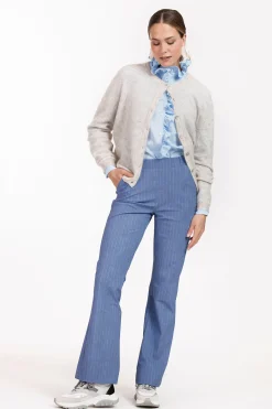 Studio Anneloes Flair pinstripe trousers -