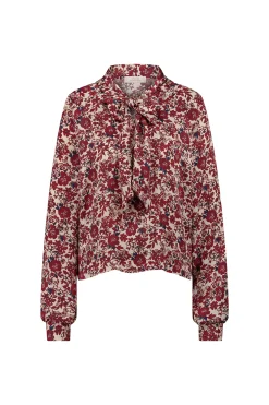 Studio Anneloes Frances flower satin blouse -