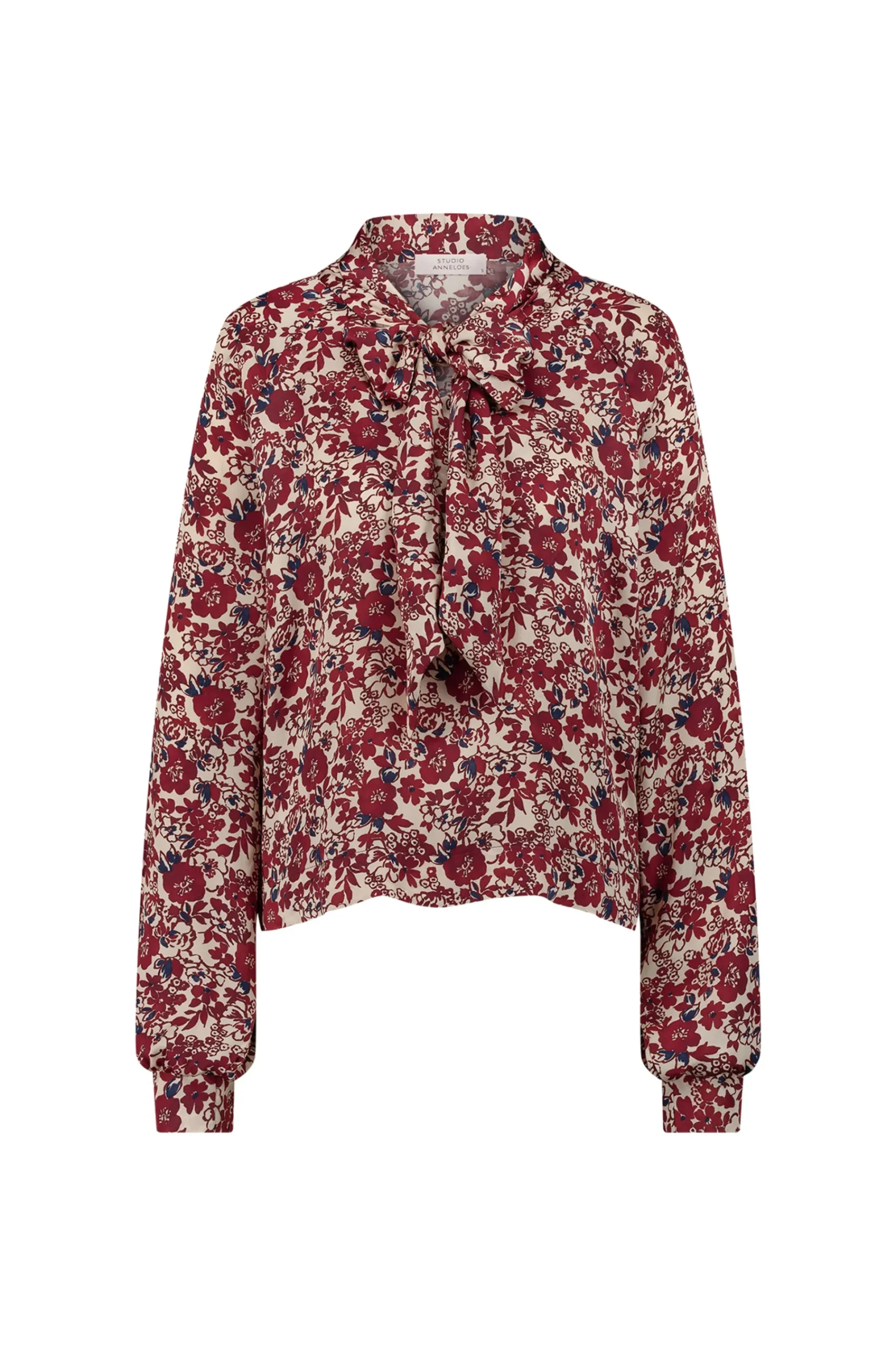 Studio Anneloes Frances flower satin blouse -