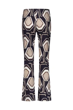 Studio Anneloes Ginger graphic flair trousers -