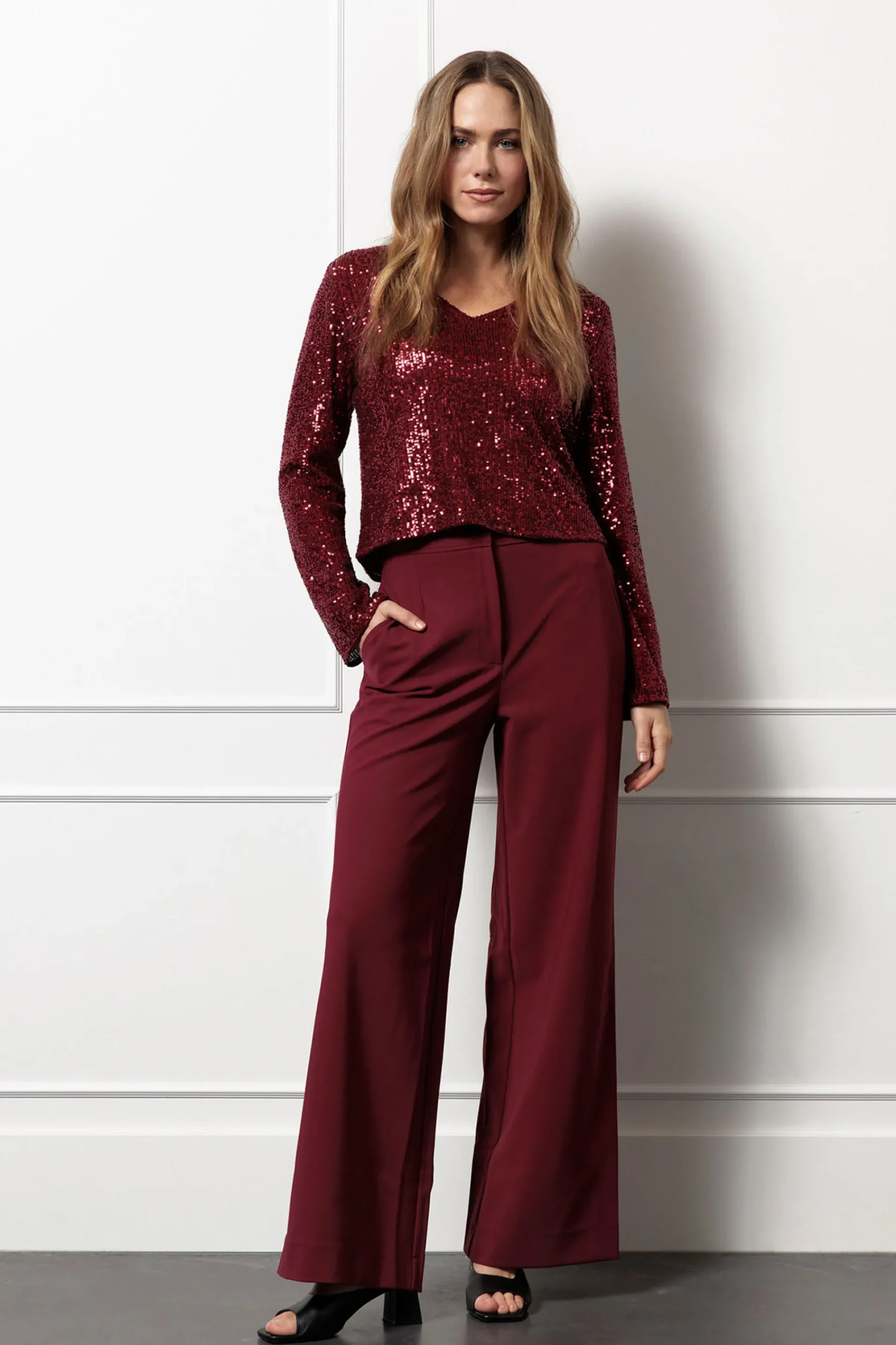 Studio Anneloes Holly bonded trousers -