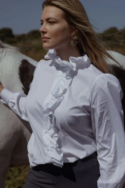 Studio Anneloes Idette poplin blouse -