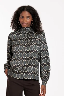 Studio Anneloes Inzie graphic blouse -