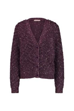 Studio Anneloes Iris chunky glitter cardigan -