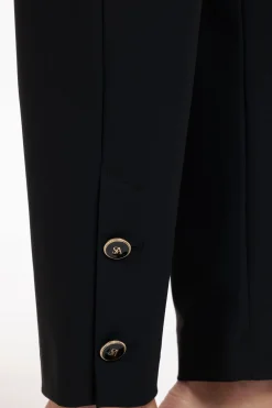 Studio Anneloes Ivory button trousers -