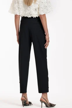 Studio Anneloes Ivory button trousers -