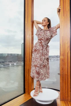 Studio Anneloes Ivy palm dress -