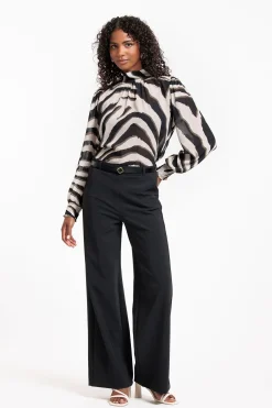 Studio Anneloes Izza zebra crepe top -