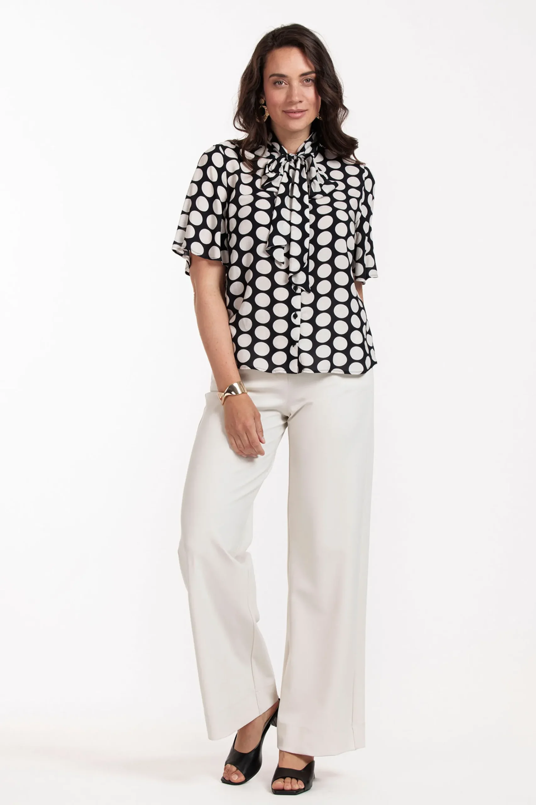 Studio Anneloes Jean big dot blouse -