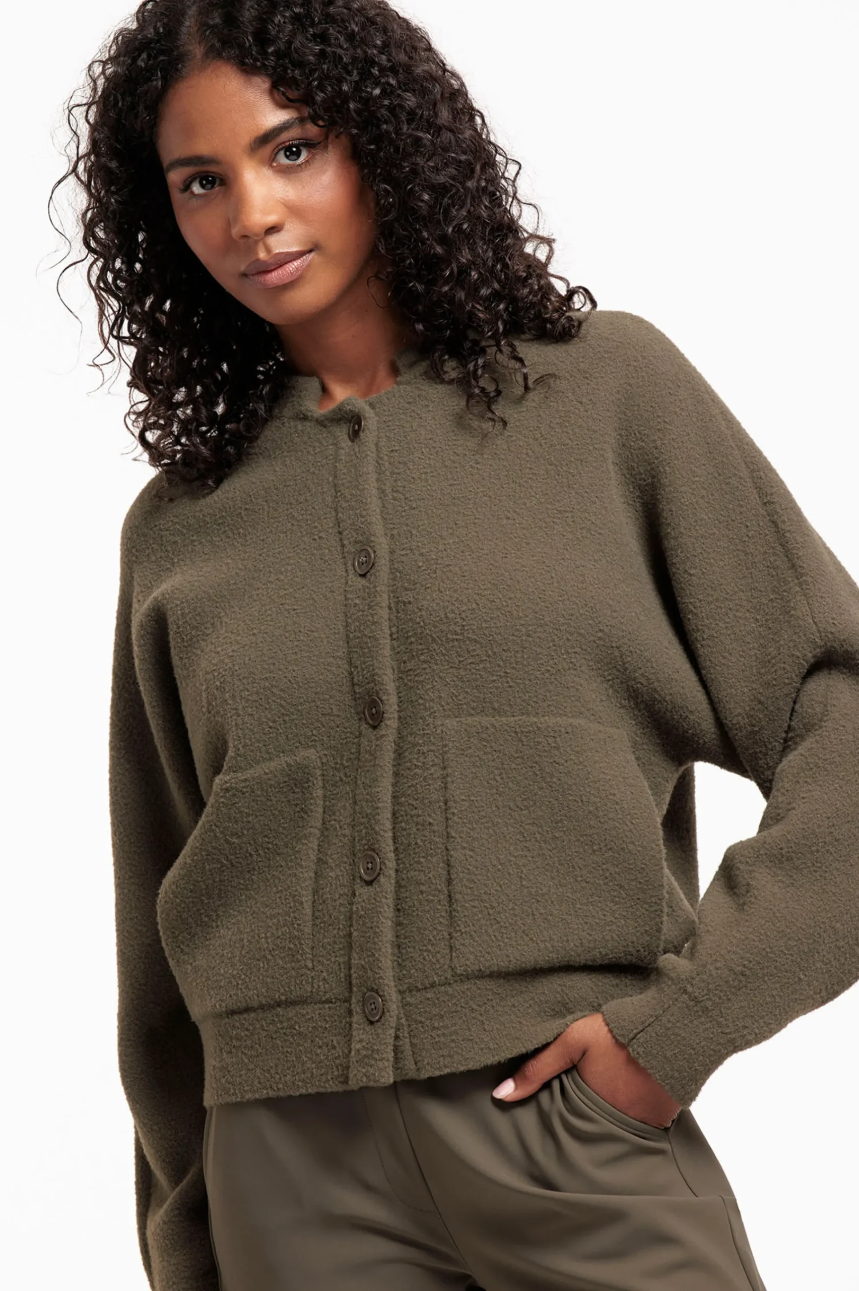Studio Anneloes Jet hairy bomber -