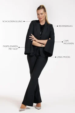 Studio Anneloes Joline cape blazer -