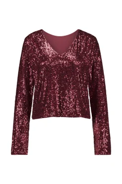 Studio Anneloes Julia 2way sequins top -
