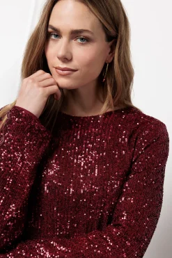 Studio Anneloes Julia 2way sequins top -