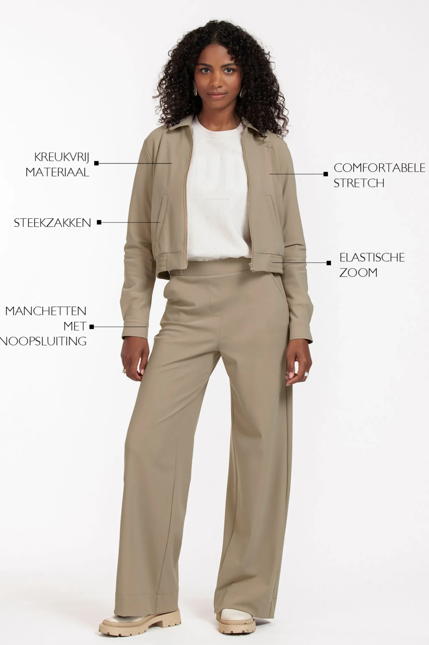 Studio Anneloes Kelsi bonded jacket -