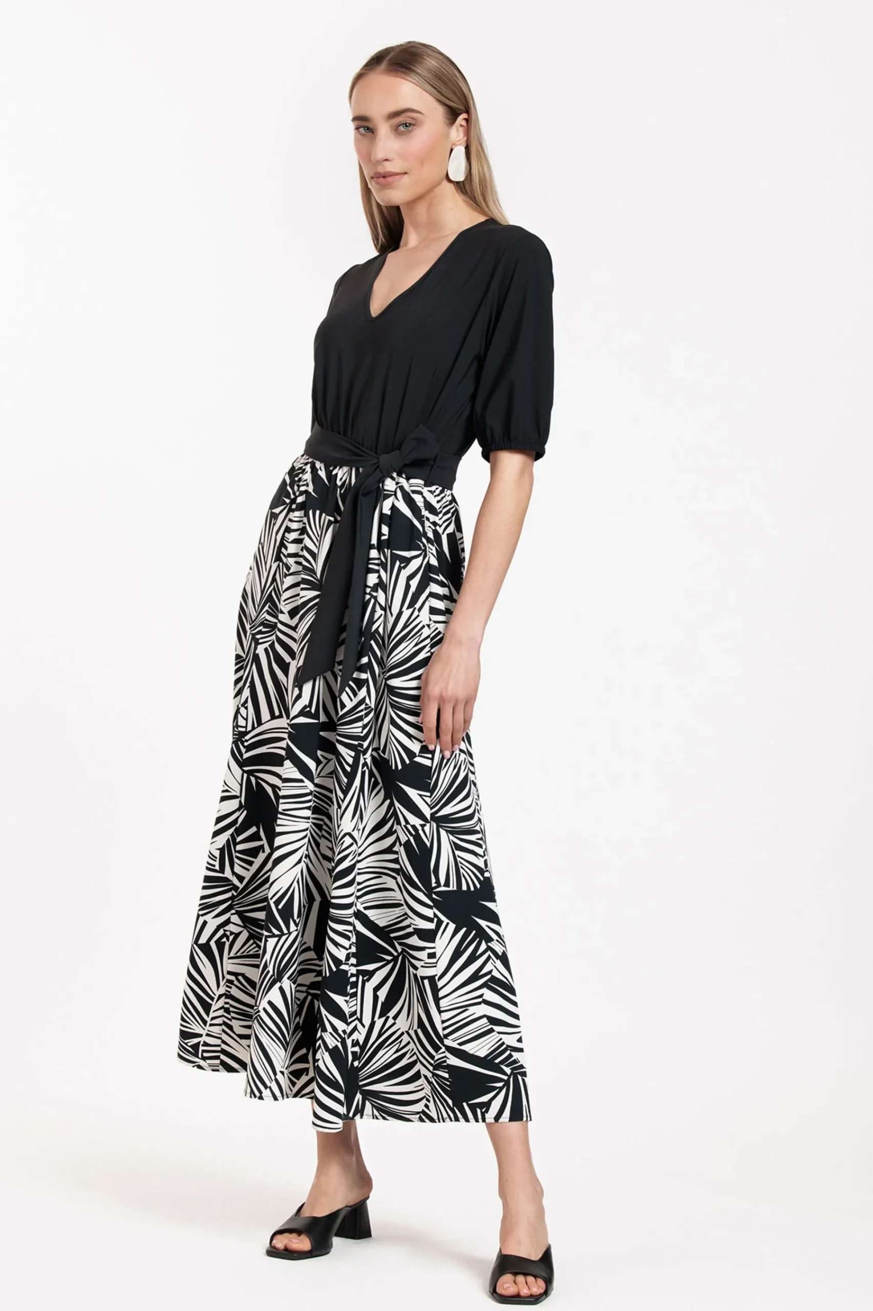 Studio Anneloes Kristie palm dress -