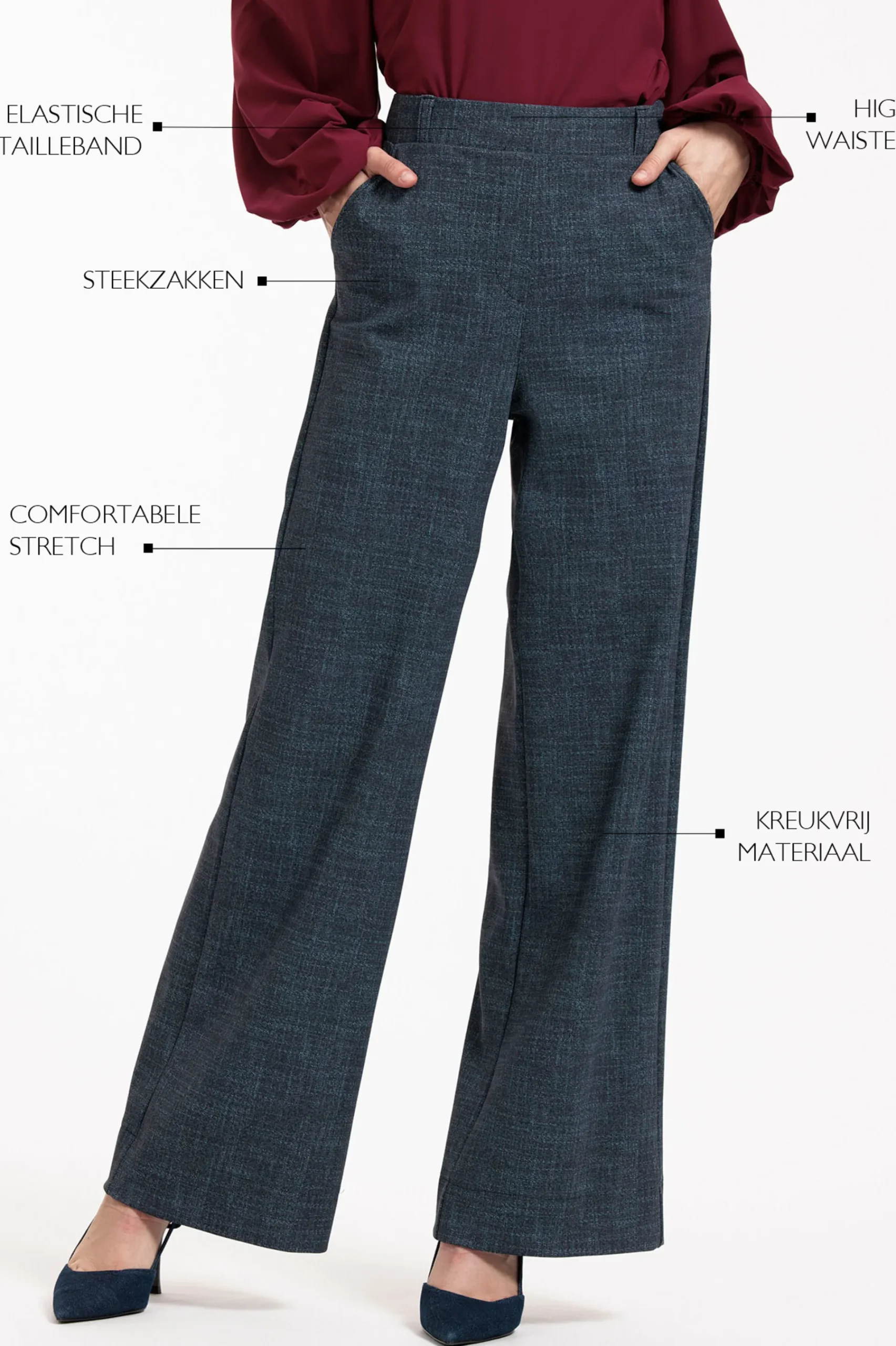 Studio Anneloes Lexie bnd dnm tweed trousers -