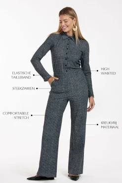 Studio Anneloes Lexie bnd tweed trousers -