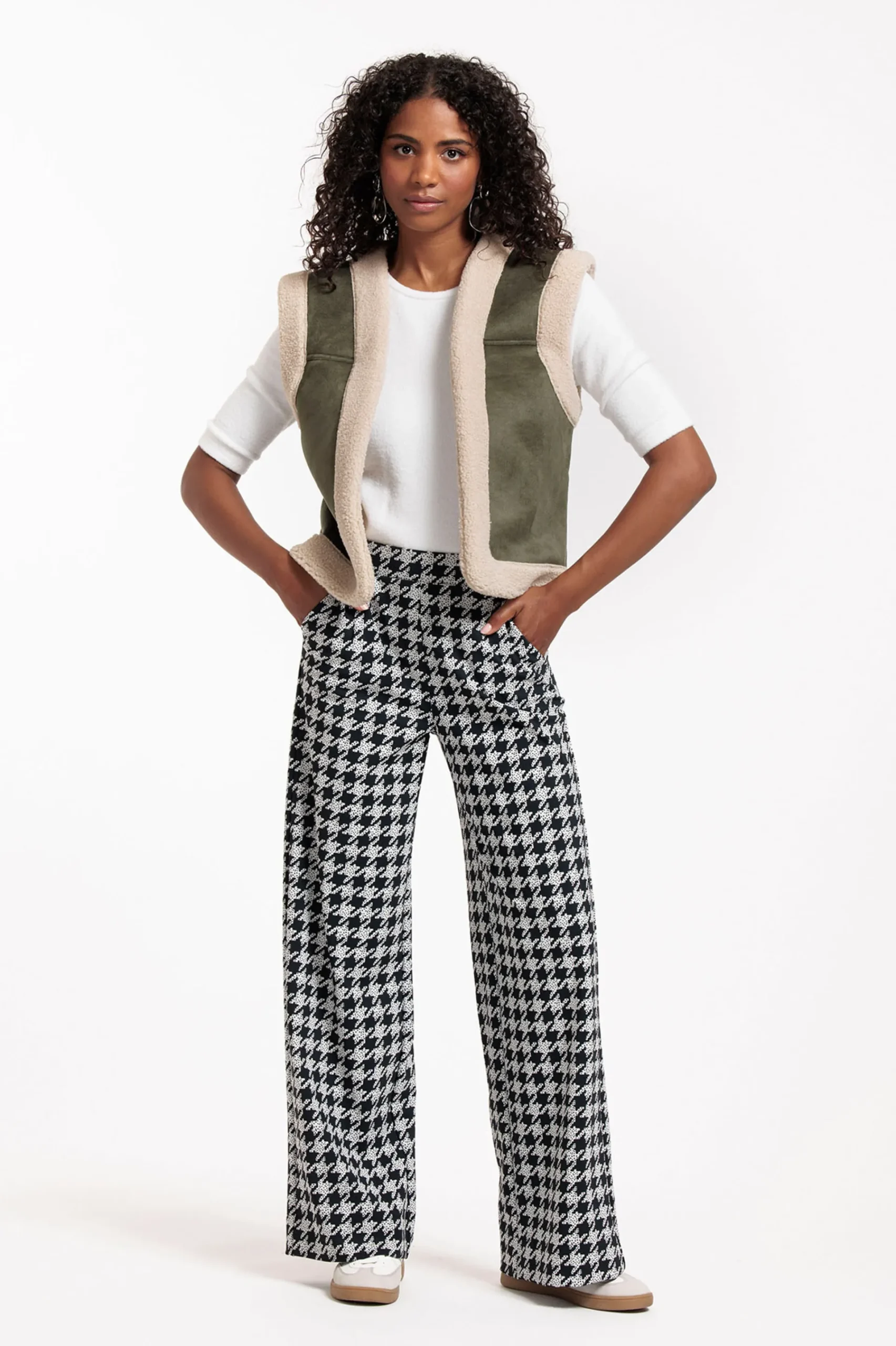 Studio Anneloes Lexie bonded PDP trousers -