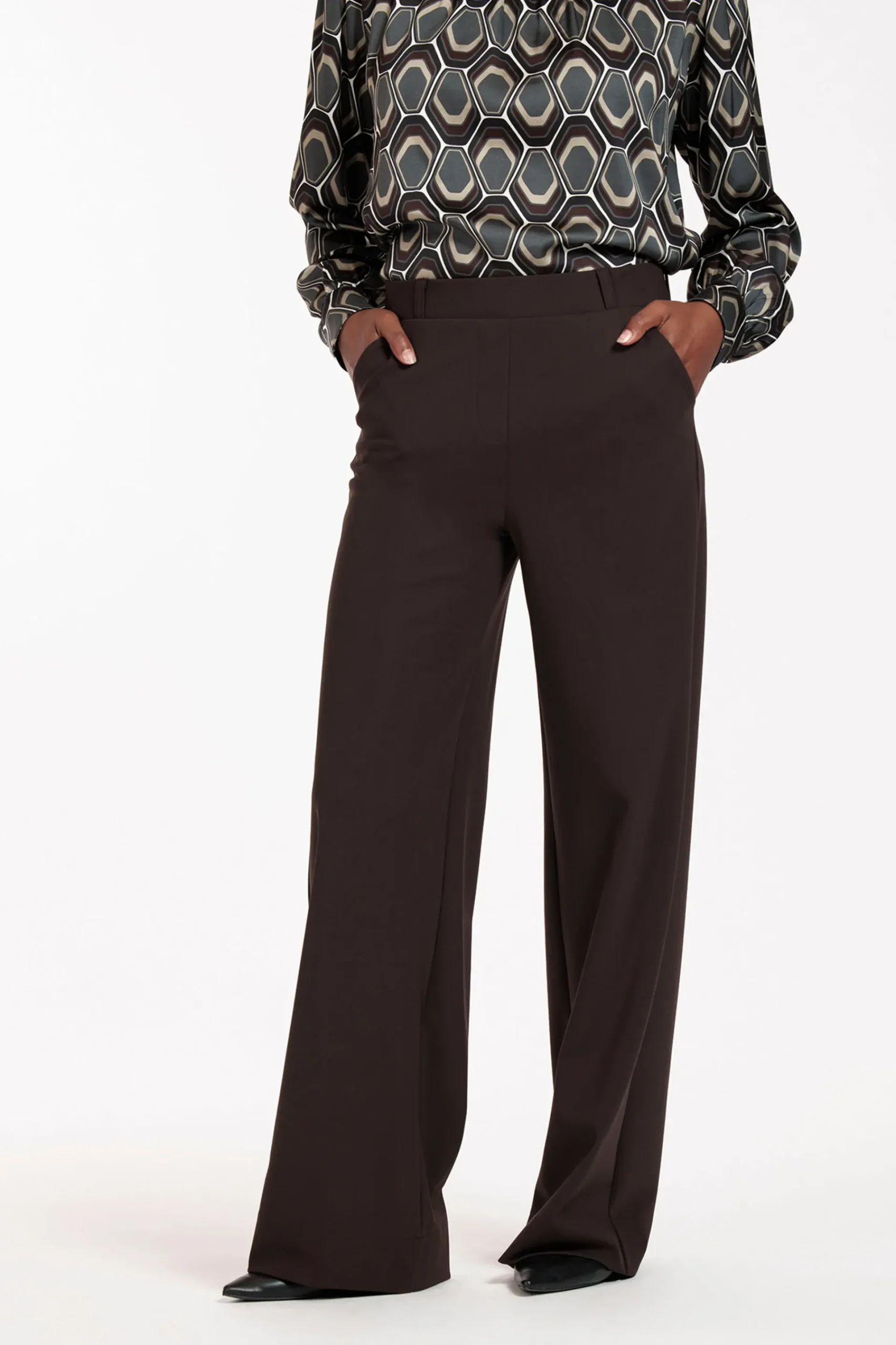 Studio Anneloes Lexie bonded trousers -