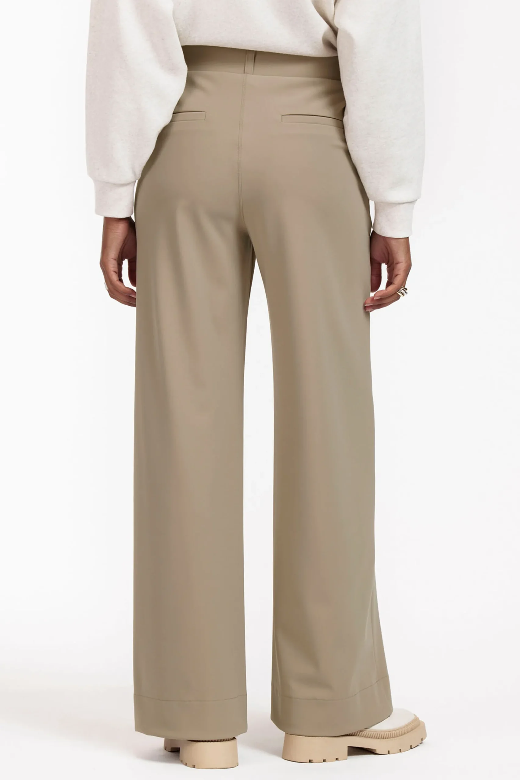 Studio Anneloes Lexie bonded trousers -