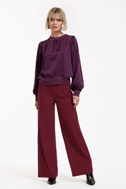 Studio Anneloes Lexie bonded trousers -