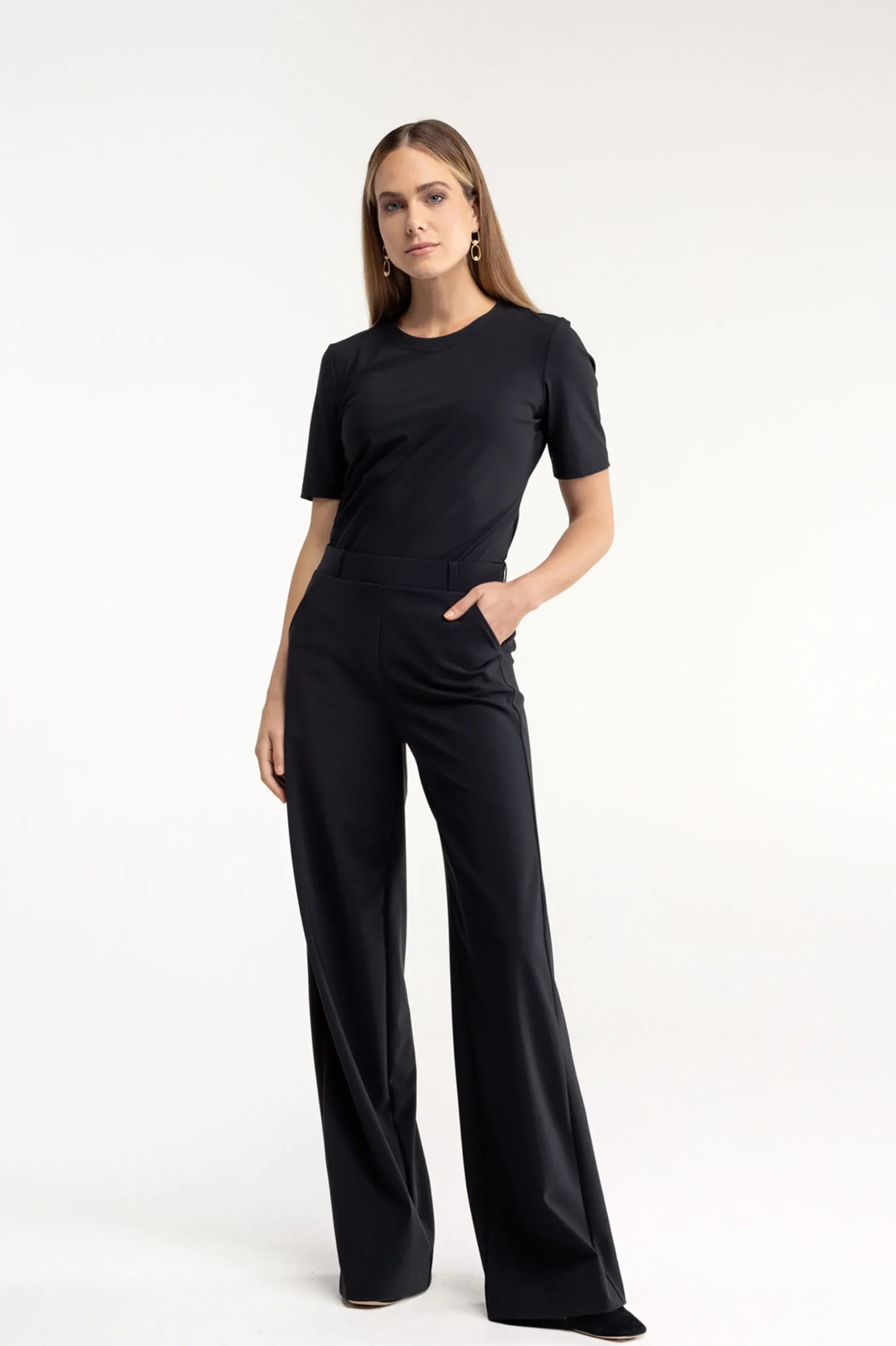 Studio Anneloes Lexie LONG bonded trousers -