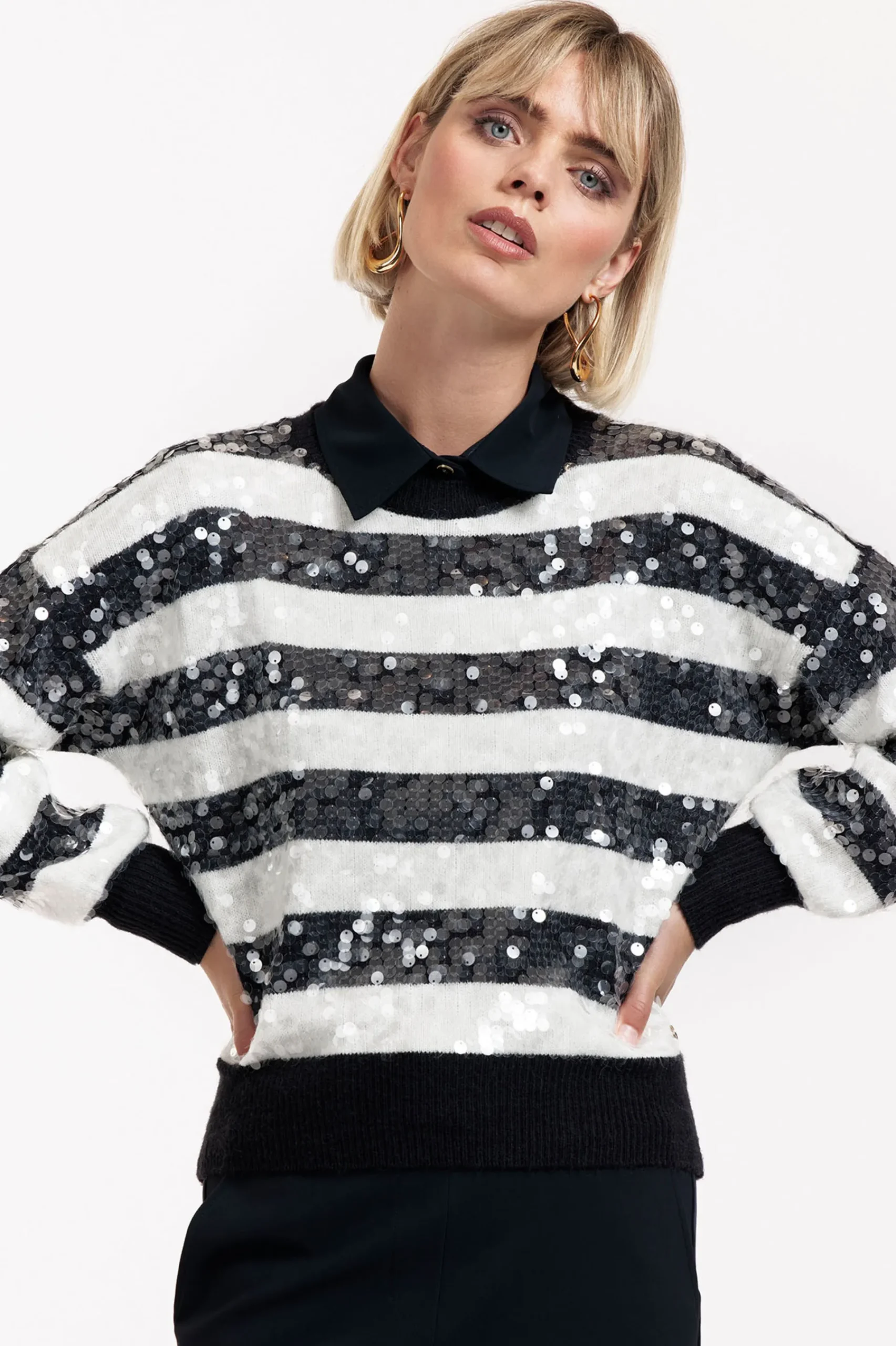 Studio Anneloes Lilly sequins pullover -