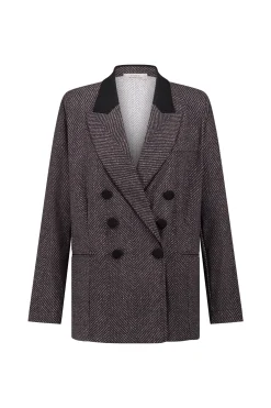 Studio Anneloes Loulou herringbone blazer -