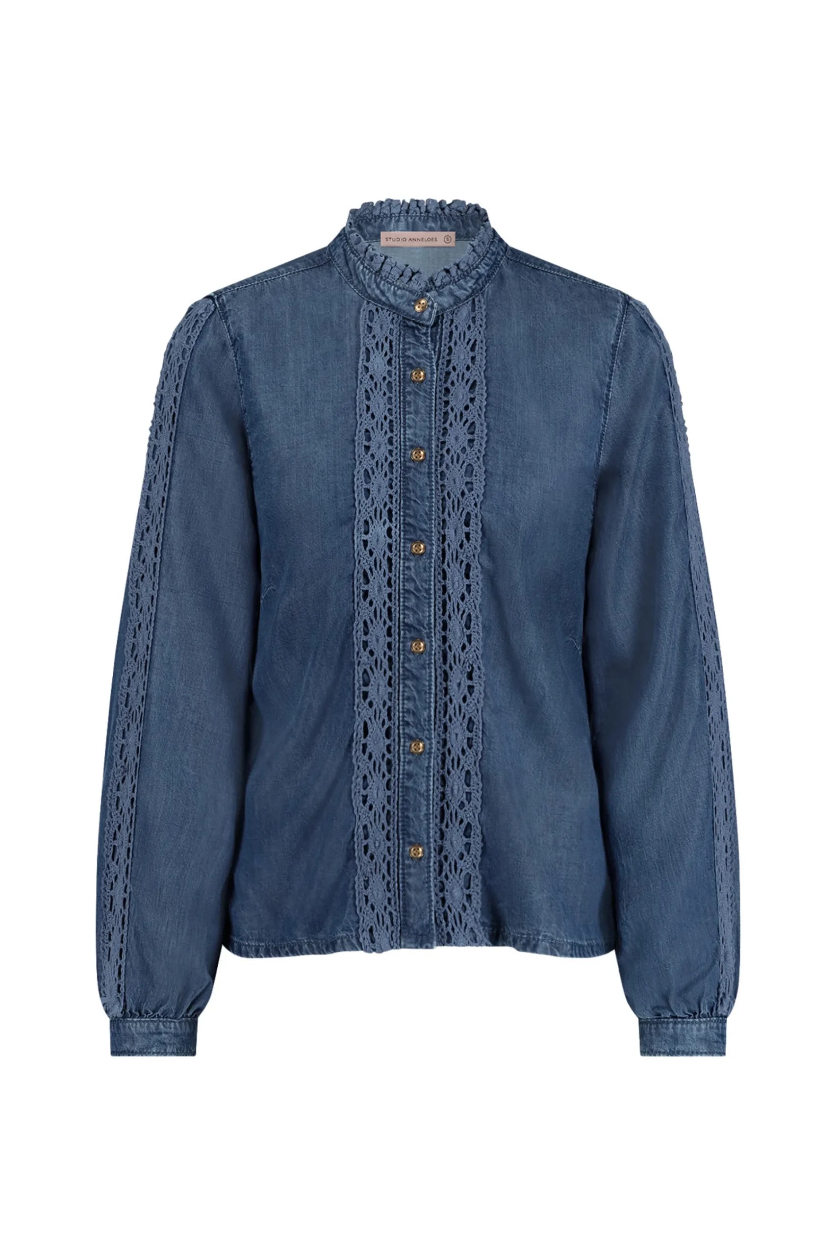 Studio Anneloes Lourdes denim blouse -