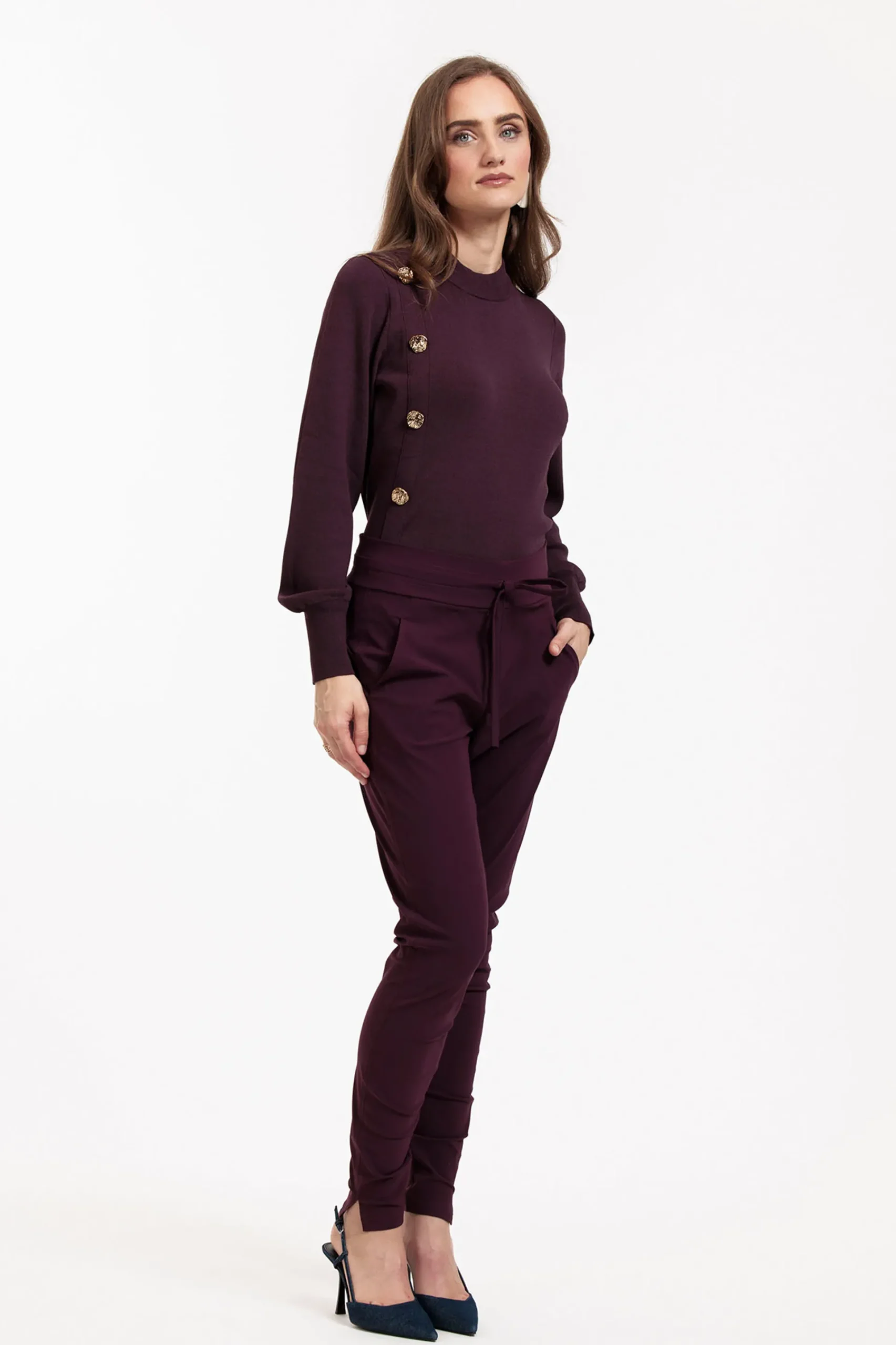Studio Anneloes Lovis button pullover -