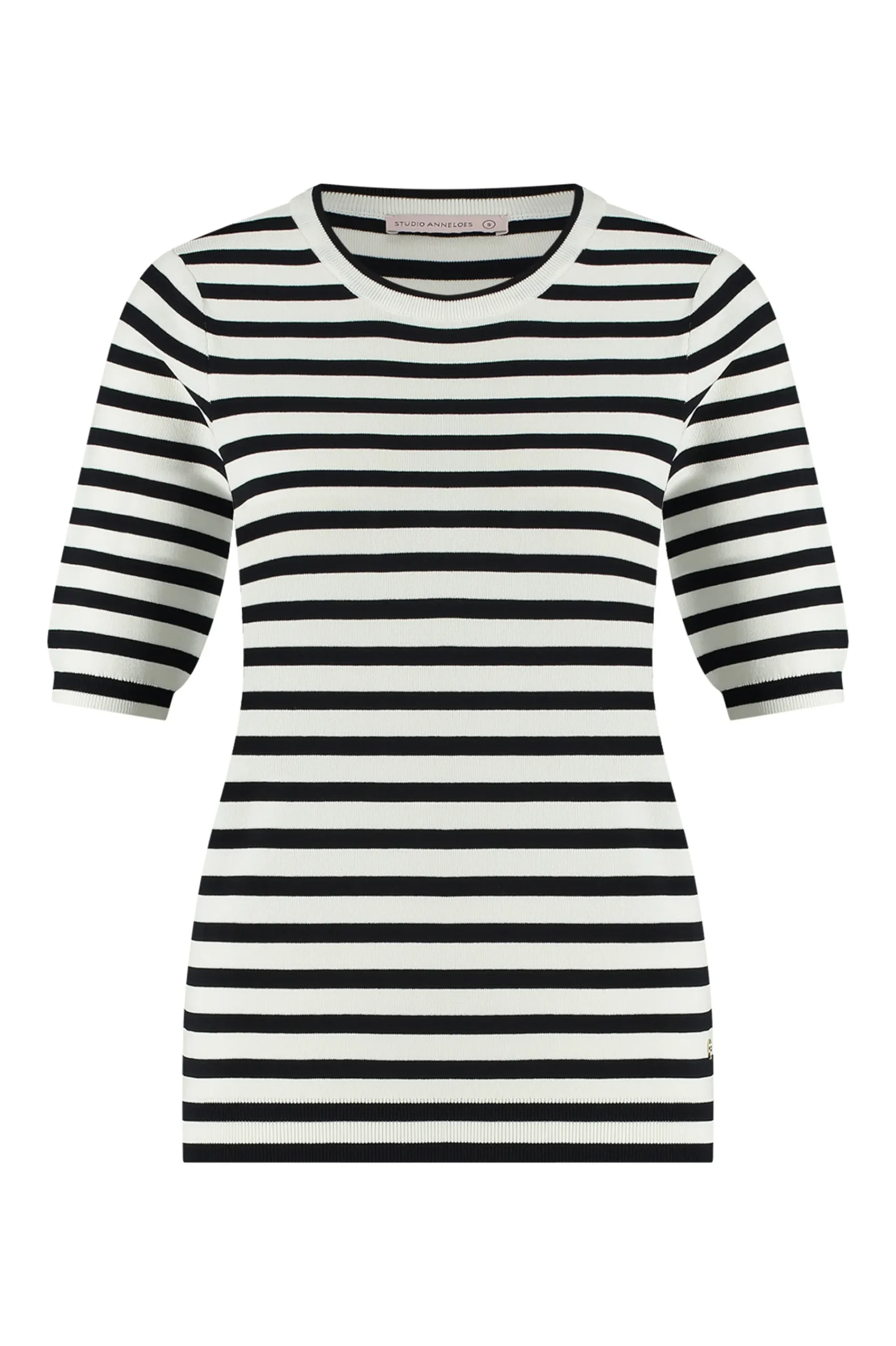 Studio Anneloes Luna stripe short slv pullover -