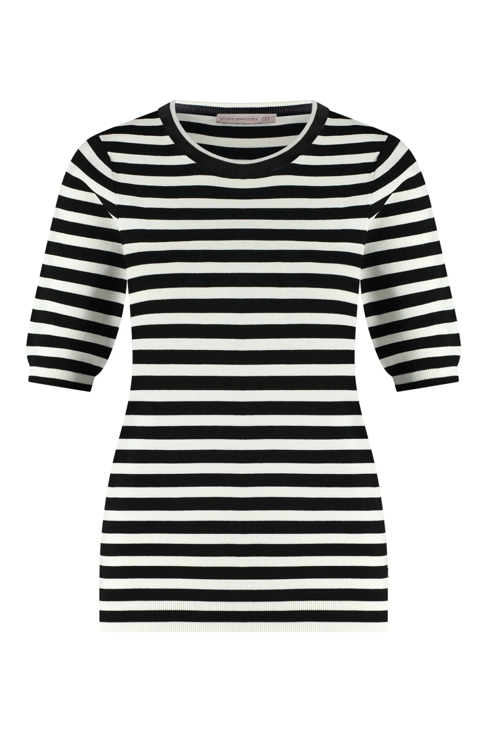Studio Anneloes Luna stripe short slv pullover -