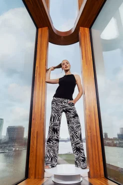 Studio Anneloes Luz palm trousers -
