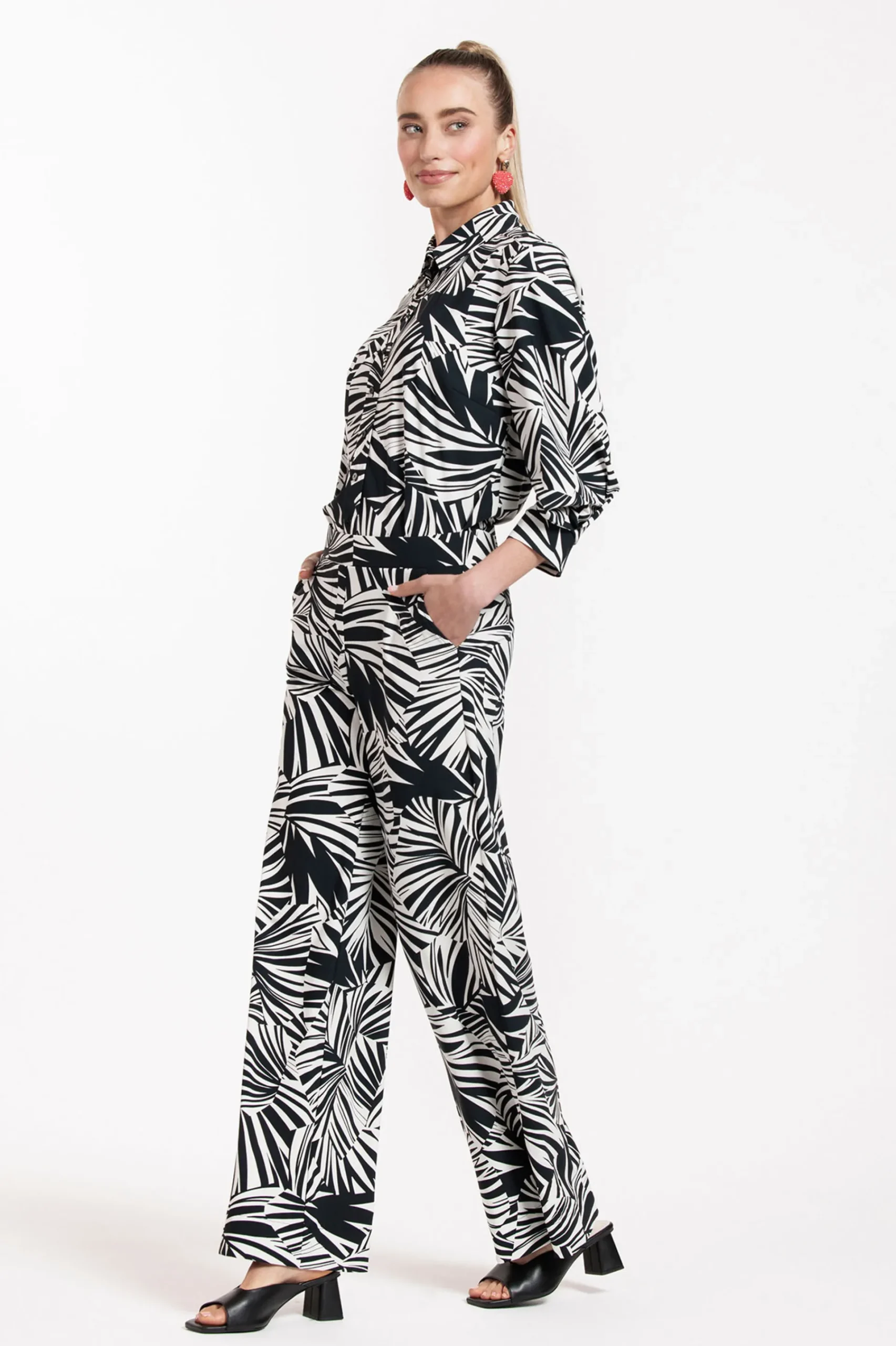 Studio Anneloes Luz palm trousers -