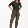 Studio Anneloes Margot faux suede trousers -