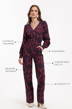 Studio Anneloes Marilon leaves trousers -