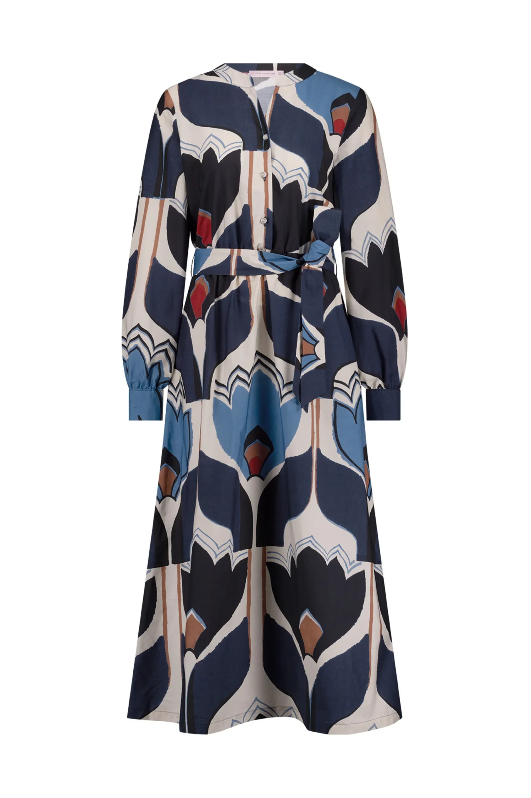 Studio Anneloes Marin tulip poplin dress -