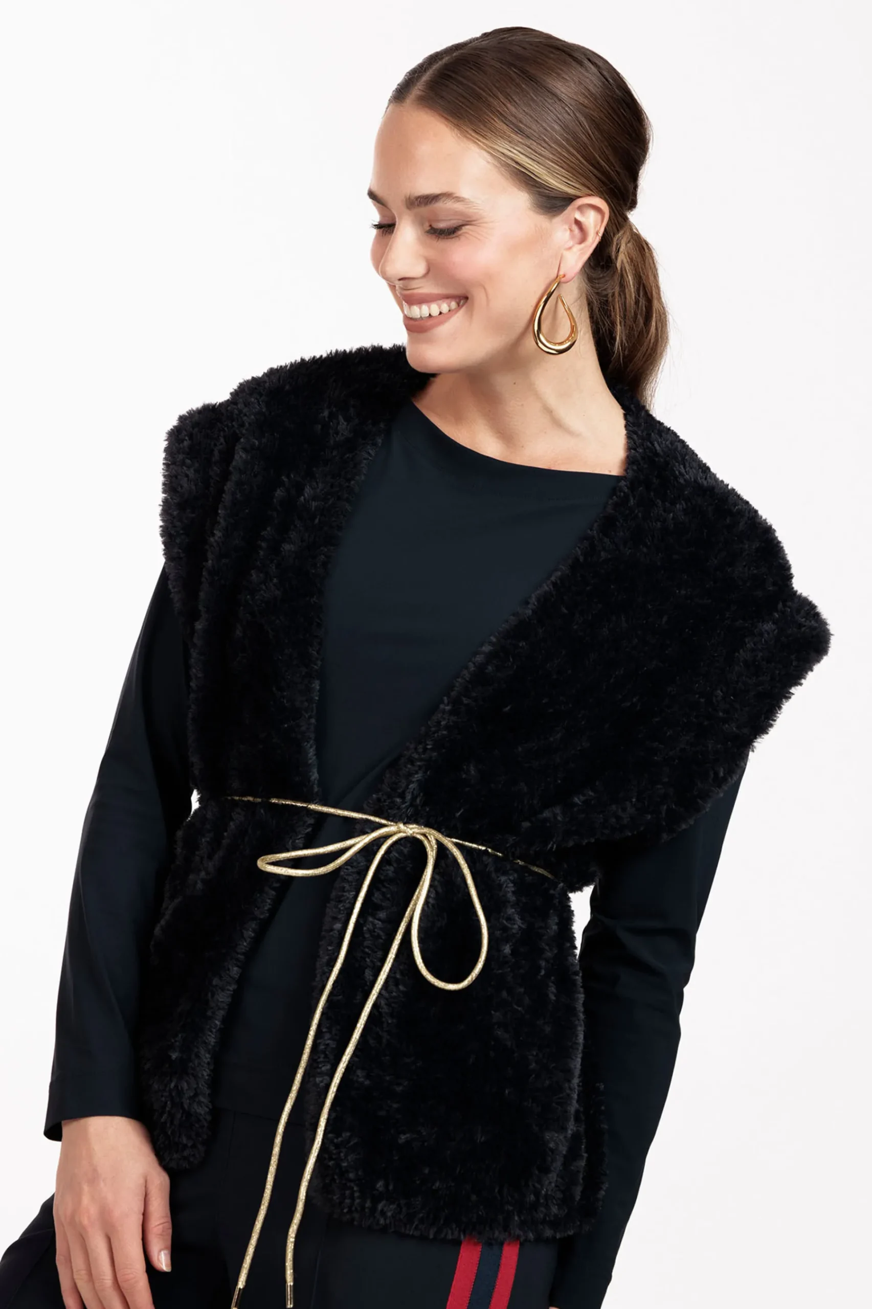 Studio Anneloes Marly fluffy waistcoat -