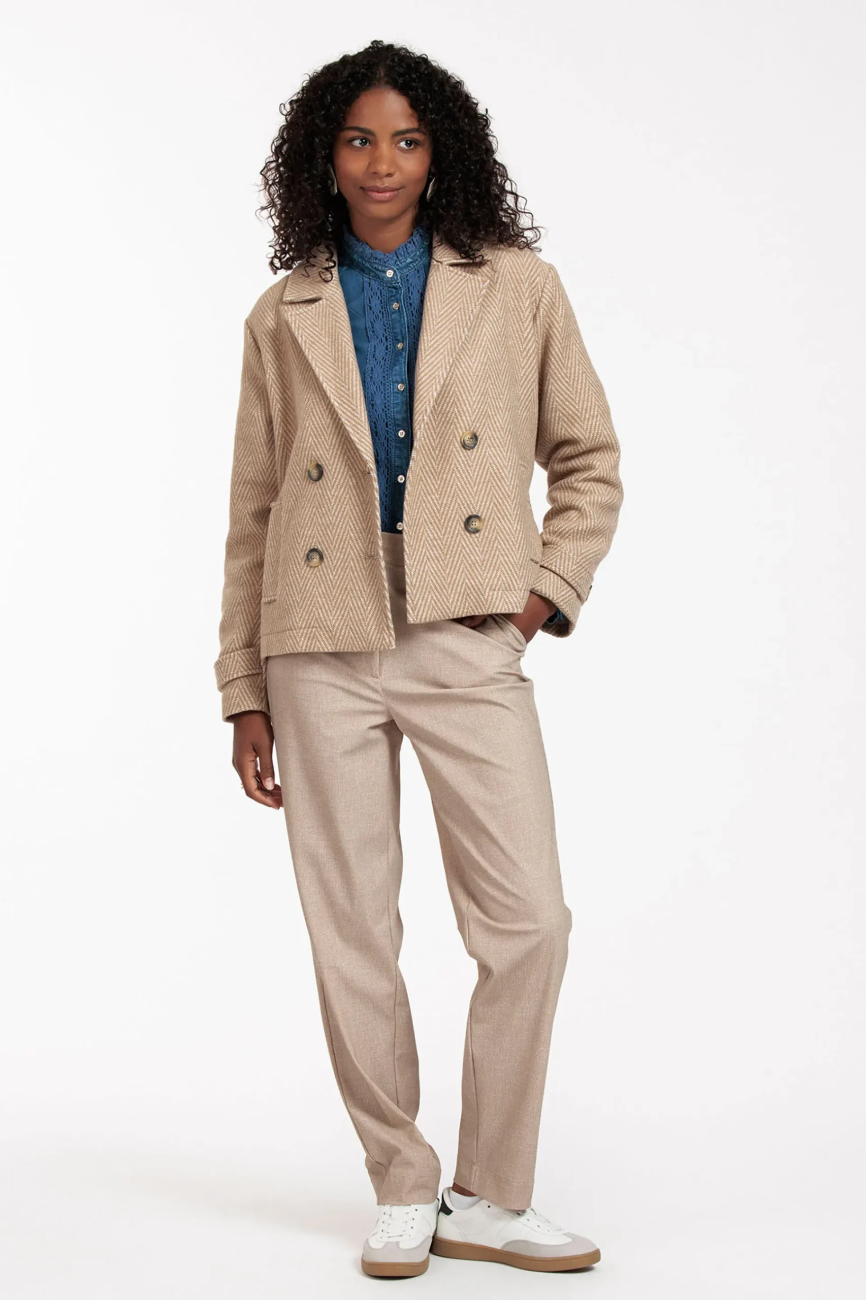 Studio Anneloes Meriel herringbone jacket -