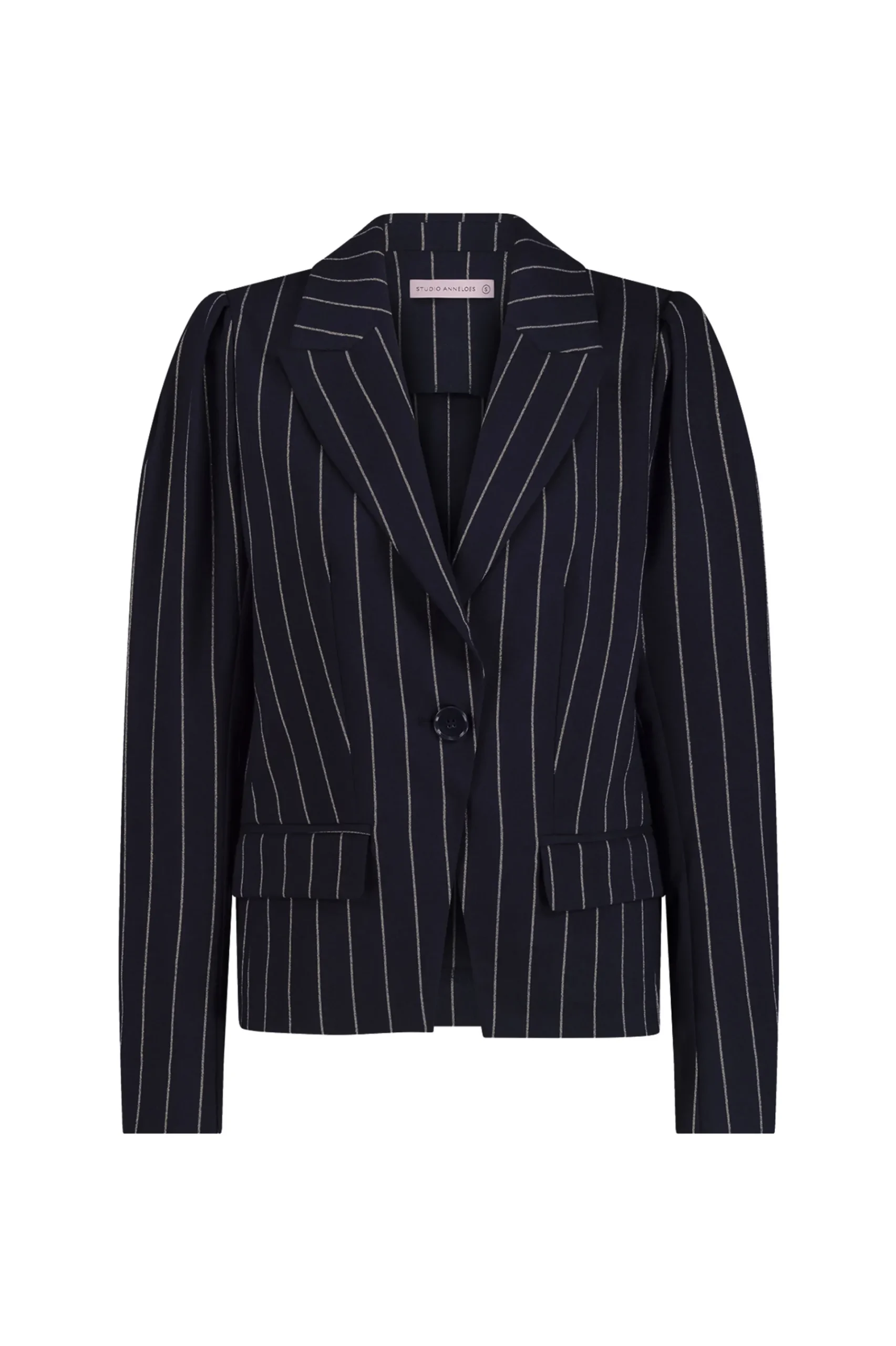 Studio Anneloes Mirelle gold pinstripe blazer -