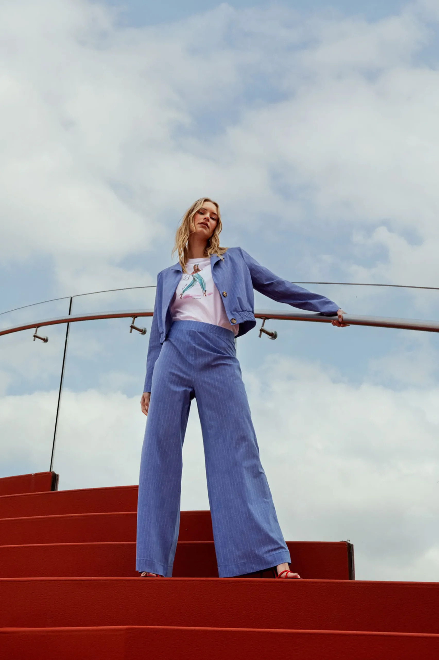 Studio Anneloes Nanet pinstripe trousers -