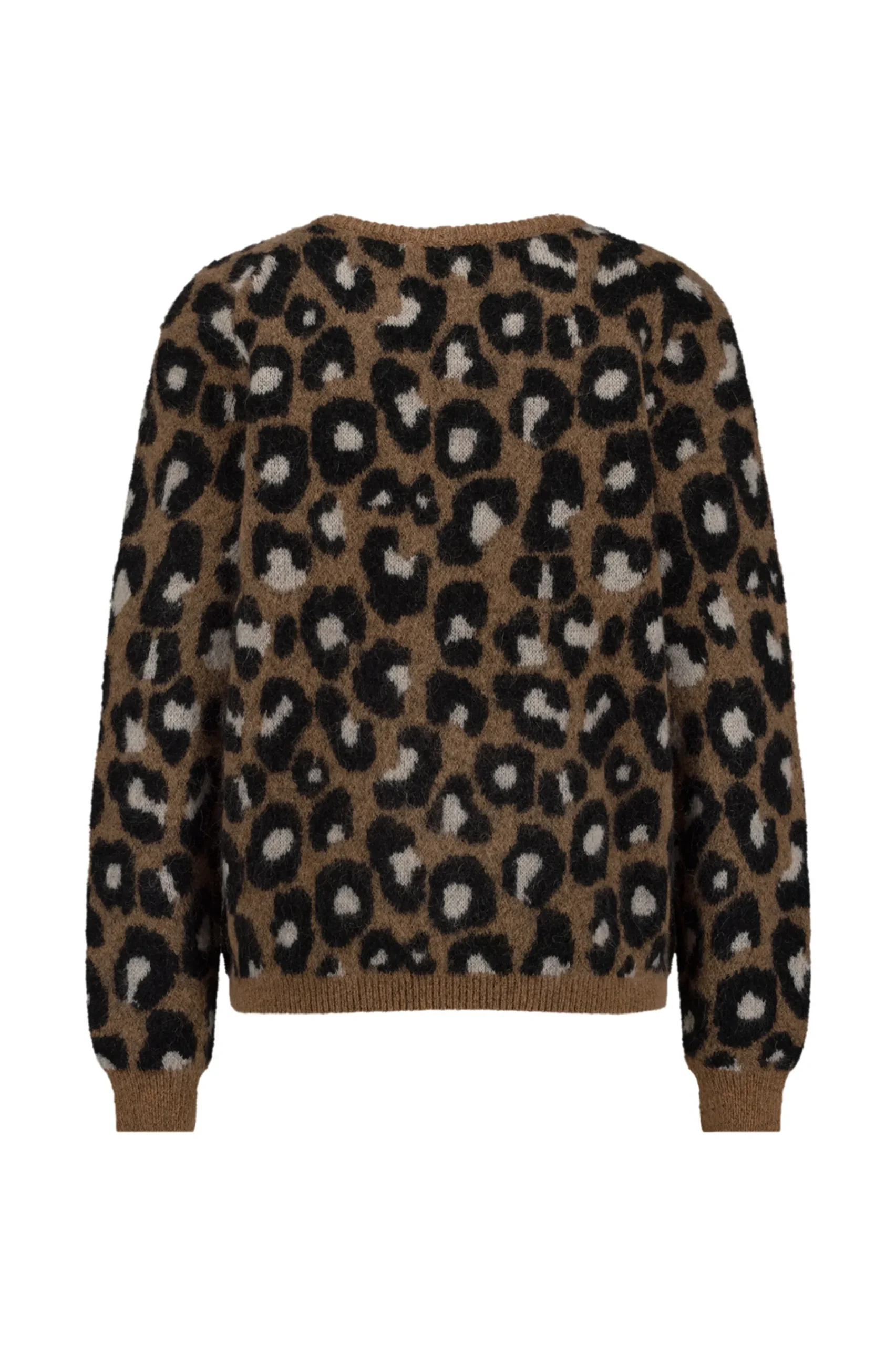 Studio Anneloes Nino mohair leopard pullover -