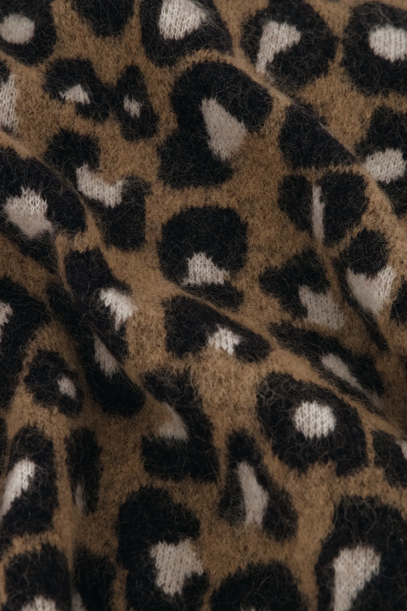 Studio Anneloes Nino mohair leopard pullover -