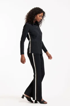 Studio Anneloes Noa flair tape trousers -